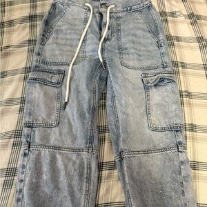 American Eagle Outfitters Denim Cargo Pants